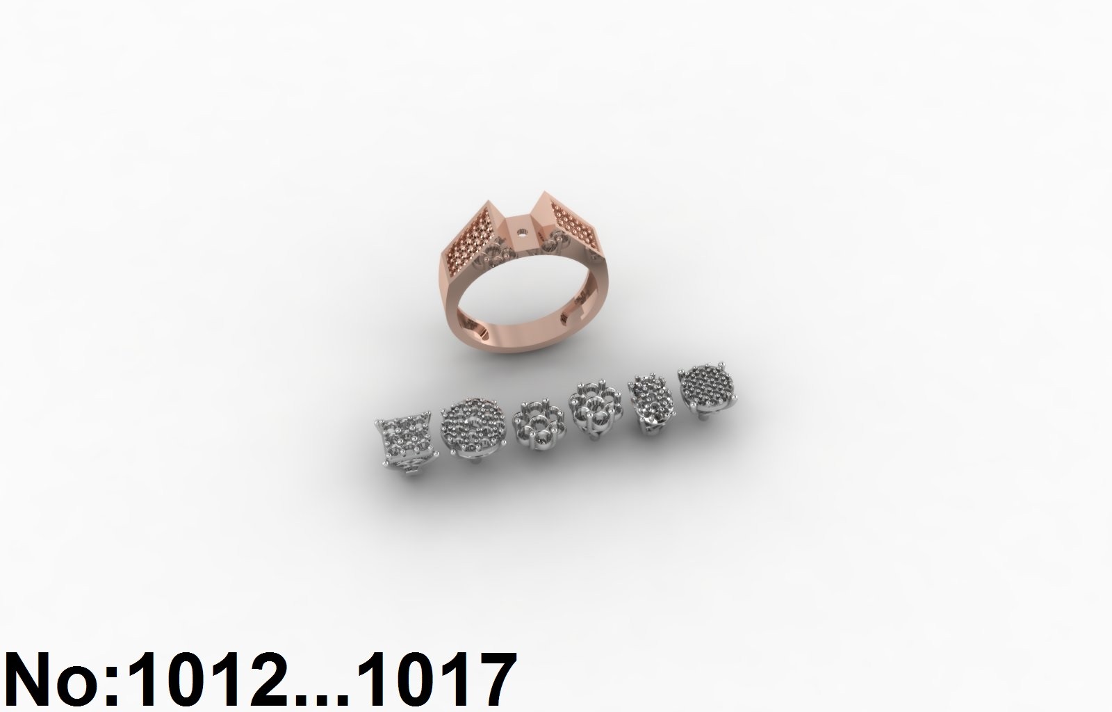 انگشتر زنانه کد 1012-1017