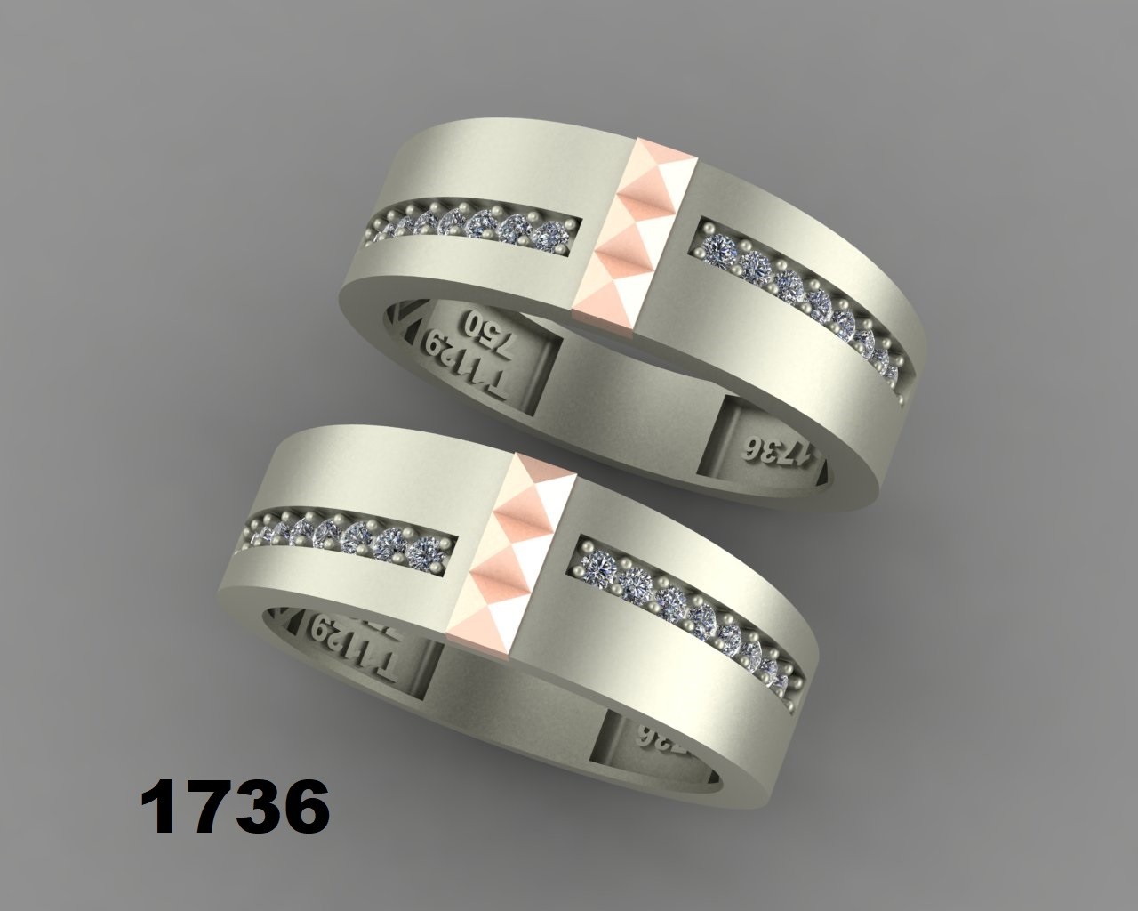 حلقه ازدواج کد 1736