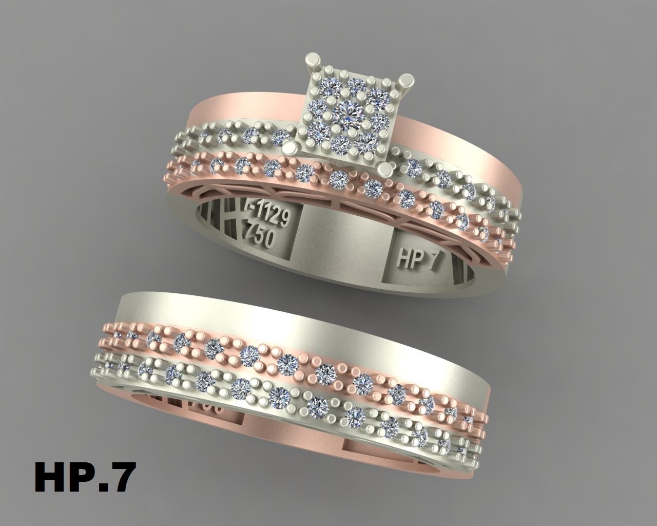 حلقه و  پشت حلقه کد NPHM.7