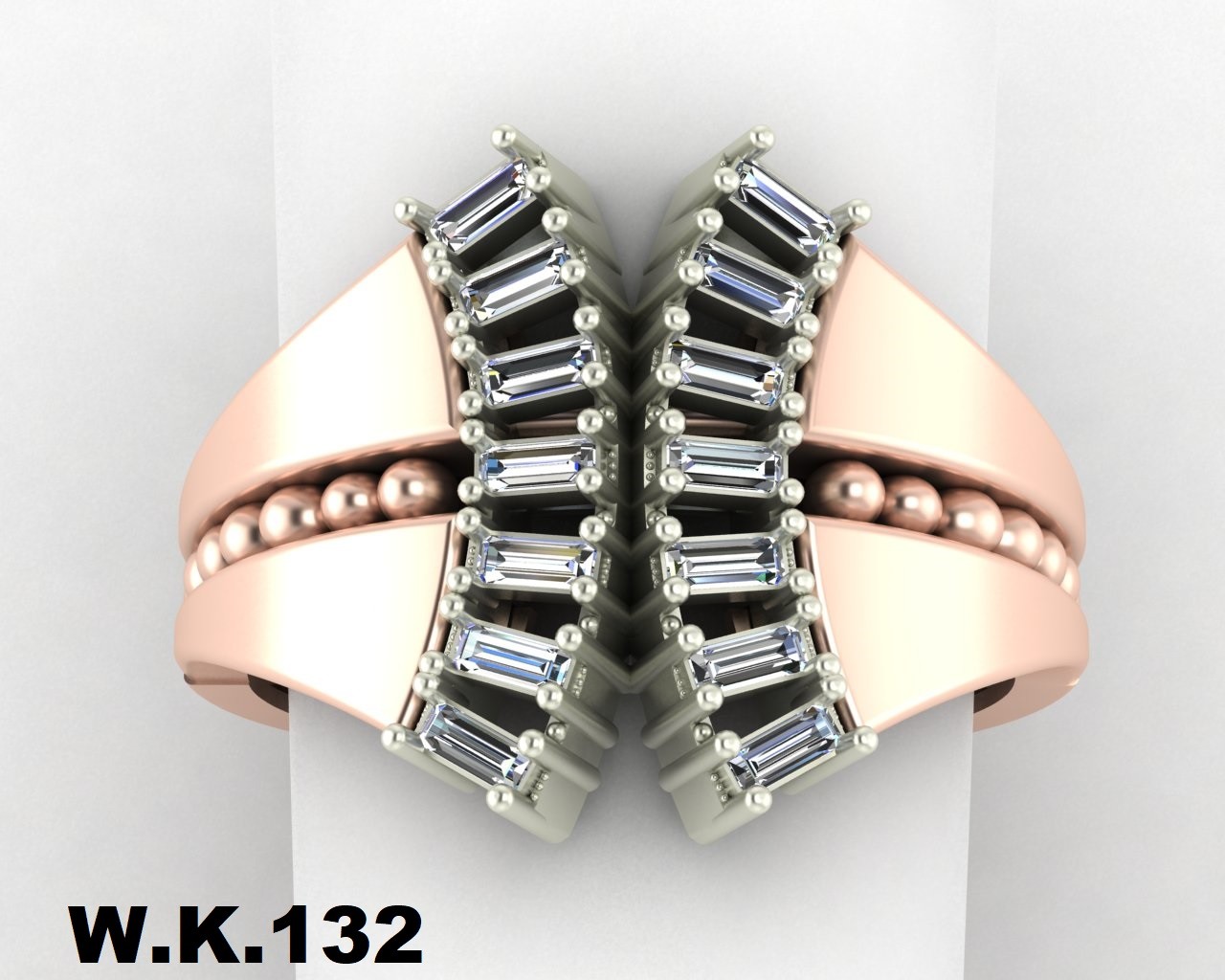انگشتر زنانه کد :W.K.R132