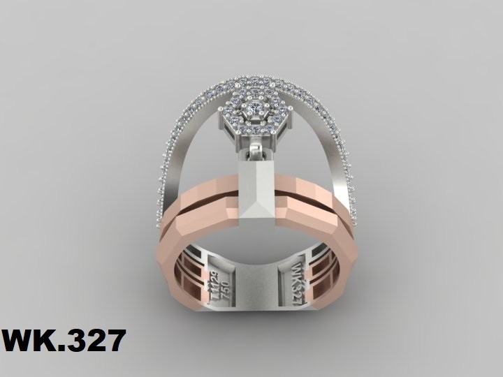 انگشتر زنانه کد :W.K.R  327