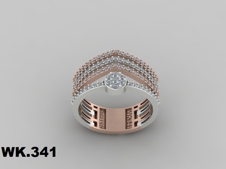 انگشتر زنانه کد :W.K.R  341