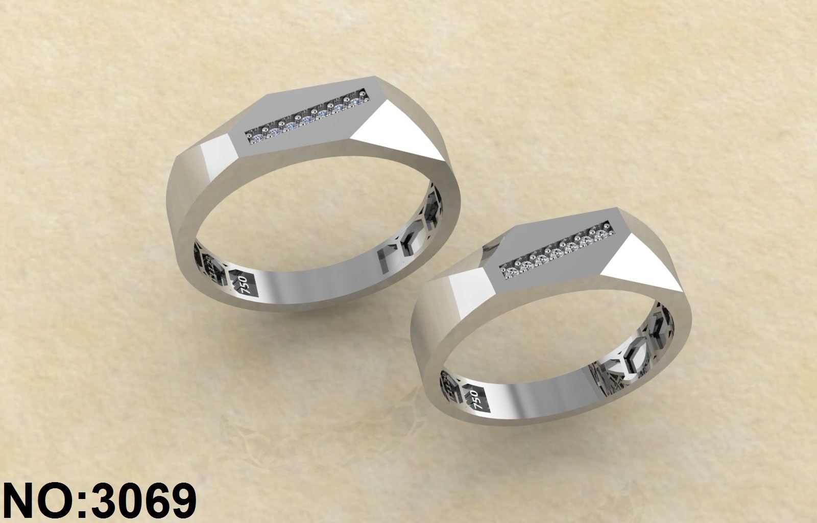 حلقه ازدواج کد 3069