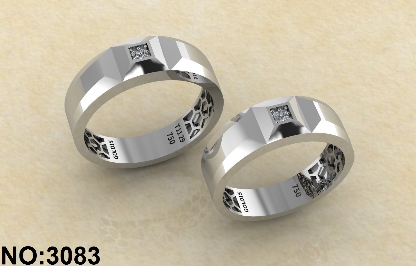 حلقه ازدواج کد 3083